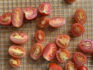 Tomater tørret i dehydrator - og hjemmelavet mad...også i hverdagen